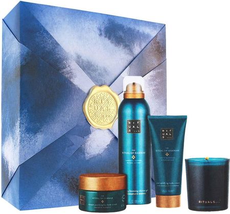 Set Rituals The Ritual Of Hammam Shower Gel 200ml + Body Cream 100ml + Body Scrub 125g + Candle 140g