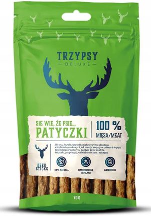 Trzypsy Siewie Patyczki Dla Psa Jeleń 70G - zdjęcie 2