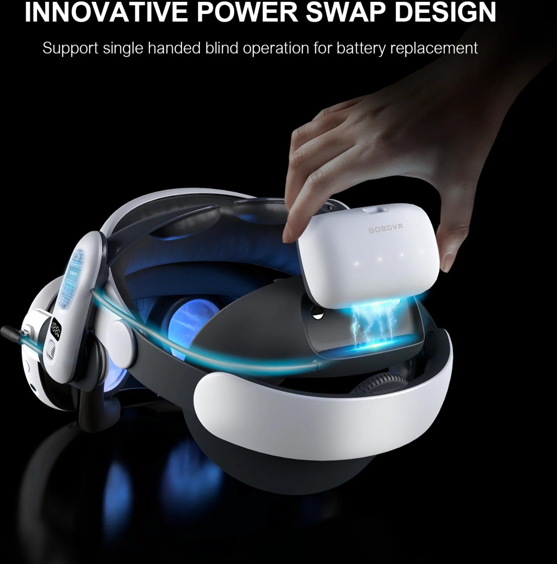  Quest3 128G BOBOVRS3pro（バッテリー2個） BOBOVR Zestaw akumulatorów S3 Pro, głowica klimatyzacyjna i