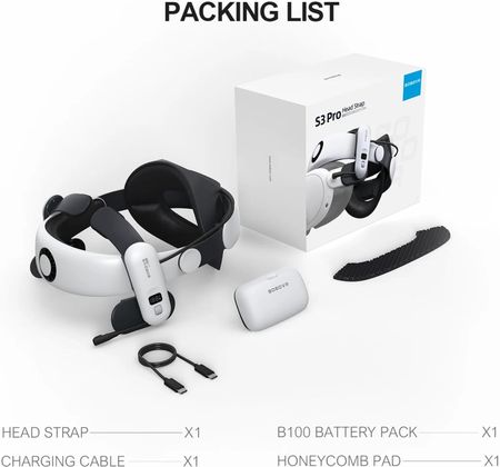 BoboVR S3 Pro Strap z baterią do Meta Quest 3 - Ceny i opinie