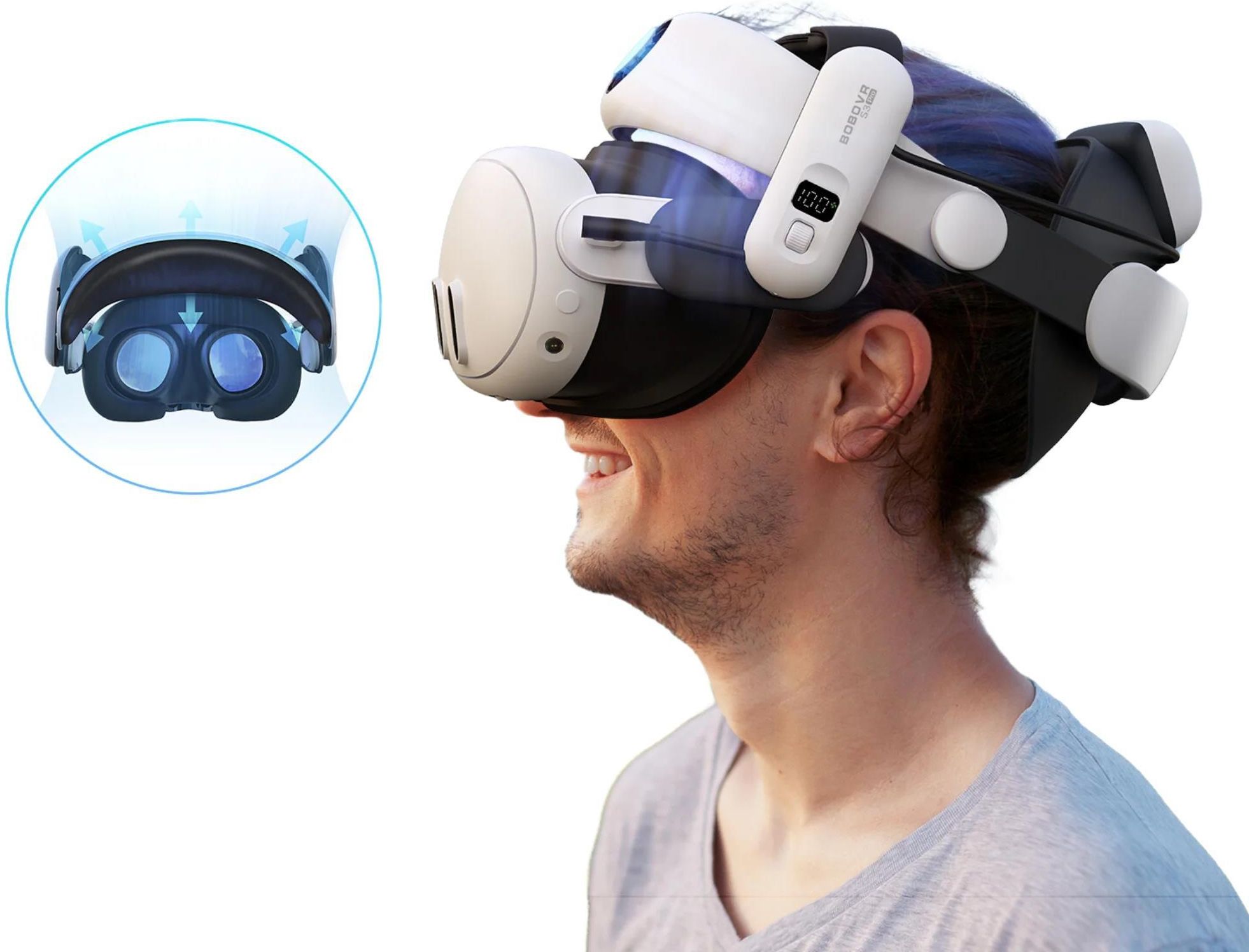 BoboVR S3 Pro Strap z baterią do Meta Quest 3 - Ceny i