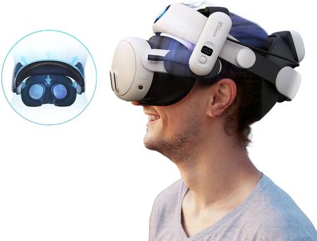 その他  Quest 3 128GB + Bobovr S3 Pro BoboVR S3 Pro Pasek Odciążający z Zasilaniem Baterią Oculus