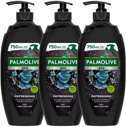 Palmolive Żel Pod Prysznic Men Refreshing 3x750ml