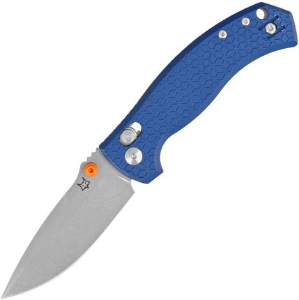 Fox Nóż Składany Anzu Blue Aluminium Stonewashed Magnacut By Les George Fx-560 Alor