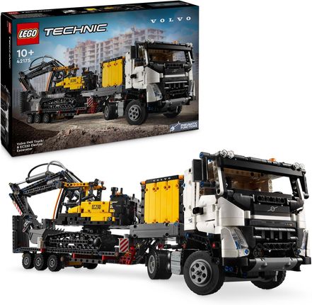 LEGO Technic 42175 Ciężarówka Volvo FMX i koparka EC230 Electric