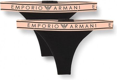 Emporio Armani Underwear Komplet 2 par damskich stringów black