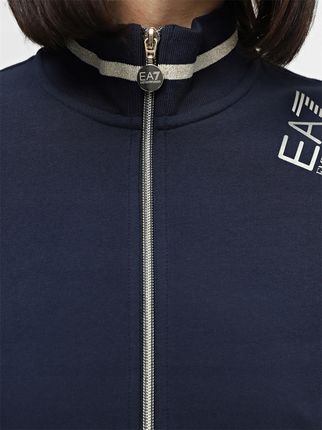 EMPORIO ARMANI EA7 sportowy damski dres NAVY BLUE - zdjęcie 4
