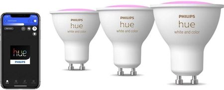 PHILIPS HUE White and color Ambiance GU10 3 szt. (929003666503)
