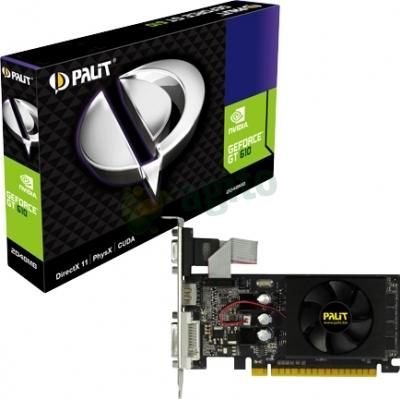 PALIT GF GT 610 2048MB DDR3/64b D/H PCI-E LP fan (NEAT6100HD46F)