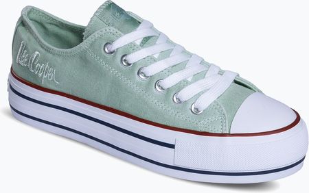 Trampki damskie Lee Cooper LCW-24-31-2217LA mint green | WYSYŁKA W 24H | 30 DNI NA ZWROT