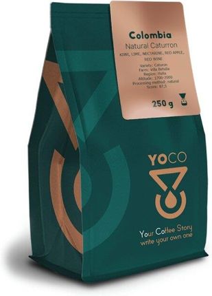 Yoco Coffee Ziarnista Colombia Natural Caturron 250G