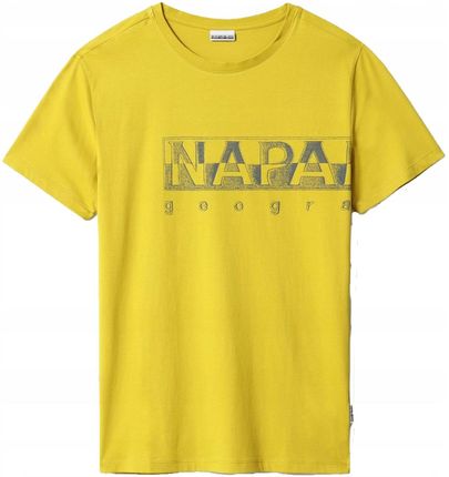 Napapijri T-Shirt męski NP0A4F9N Zielony -40%