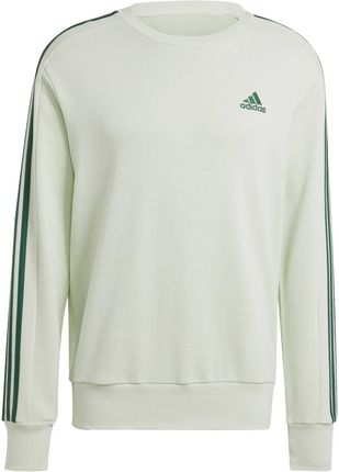 Bluza męska adidas ESSENTIALS 3-STRIPES zielona IW7668