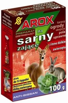 Agrecol Arox preparat odstraszający na sarny dziki jelenie zające lisy 100 g