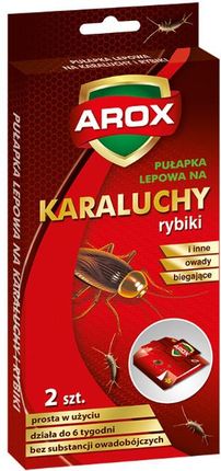 Agrecol Arox pułapka lepowa na karaluchy, rybiki i inne owady biegające 2 szt.