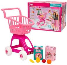 Barbie, Wózek na zakupy, 50cm, z mnóstwem akcesoriów, od 3 lat, BAR53