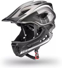 Zdjęcie Rockbros Kask Rowerowy Dziecięcy Z Odpinaną Szczęką Tt 32Sbtg M Szary - Bieruń