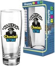 Bgtech Happy Beer Szklanka Do Piwa 500Ml Kapitan Chmiel Wzywa