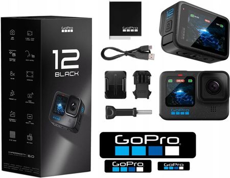 Gopro HERO12 czarny (GOPROHERO12BLACK4KUHDCZARNY)