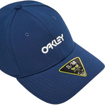 Czapka z daszkiem unisex Oakley 6 PANEL STRETCH METALLIC granatowa 912209-6LE - zdjęcie 3