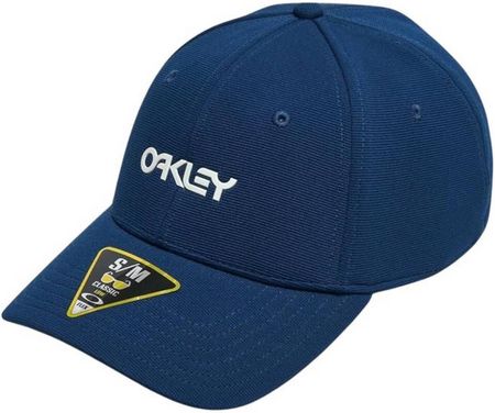 Czapka z daszkiem unisex Oakley 6 PANEL STRETCH METALLIC granatowa 912209-6LE