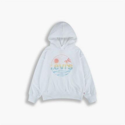 Hooded Sweatshirt for Girls Levi's Oversized White (S6425490) BB.S6425490