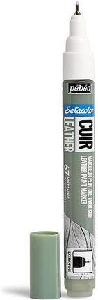 Pebeo Marker Do Skóry Setacolor Leather Extra Fine 67 Sage Green - zdjęcie 2