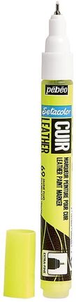 Pebeo Marker Do Skóry Setacolor Leather Extra Fine 69 Fluorescent Yellow - zdjęcie 2