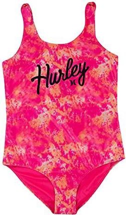 Hurley Hrlg Shoulder Tie jednoczęściowy kostium kąpielowy, dla dziewcząt A96 XL