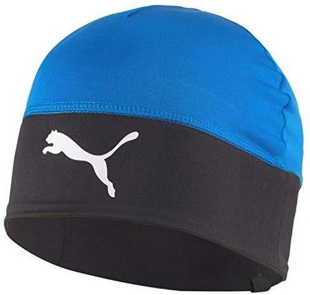 PUMA Kinder teamLIGA Beanie Jr, Electric Blue Lemonade Black, OSFA