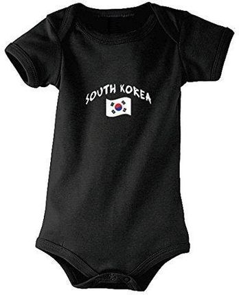 Supportershop Body Korea Południowa, unisex, czarne, FR: czarny czarny S