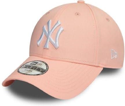 New Era New York Yankees MLB League Essential Różowy Regulowana 9Forty Czapka dla Dzieci   - Child