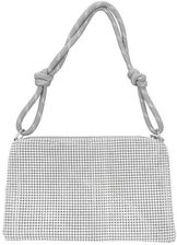 Zdjęcie Depesche 12523 TOPModel Glitter Queen - Mała torebka w kolorze srebrnym, z brokatowymi kamieniami i krótką rączką - Turek