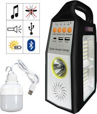 Zdjęcie Eko-Light Lampa Solarna Led 5W1 Lampka Kempingowa Kemp 5W 6500K + Rb Głośnik Bluetooth Przeciw Komarom - Rzeszów