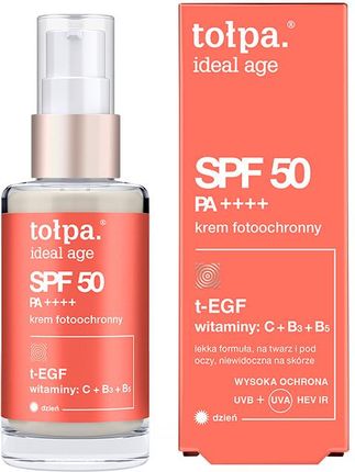 tołpa. ideal age krem fotoochronny SPF 50 PA++++, 30 ml