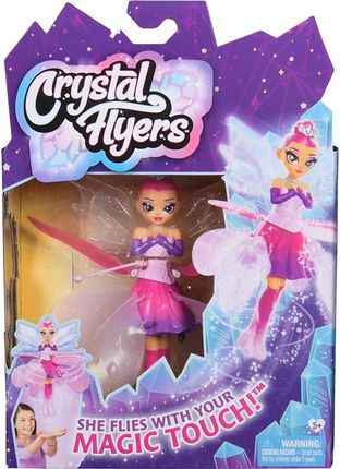 Spin Master Lalka interaktywna Crystal Flyers Magical Flying Toy Doll with Wings