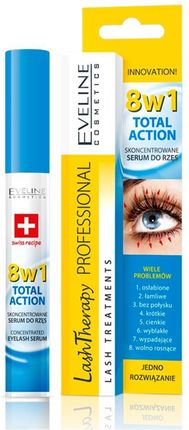 Eveline Zestaw serum do rzęs Lash Therapy Professional Skoncentrowane 8 w 1 Total Action x 10 ml