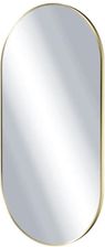 Zdjęcie Excellent REVIA Lustro łazienkowe 100x50cm owalne Złoty szczotkowany DOEX.RE100.050.GB - Lubin