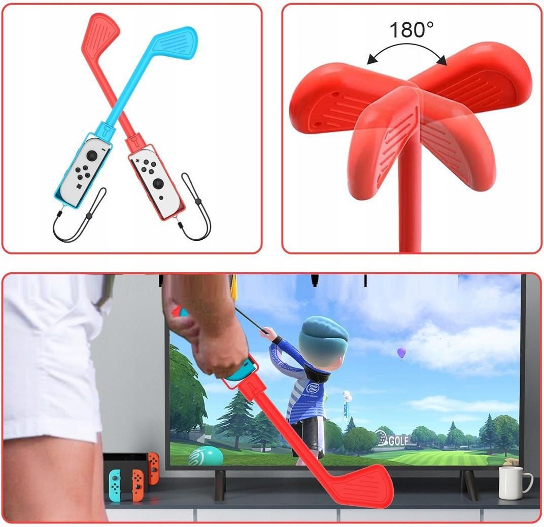 JYS Zestaw 15w1 Akcesoria Uchwyty Mocowania Sport Nintendo Switch