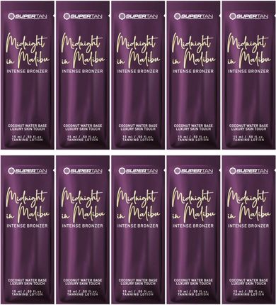 Supertan Midnight In Malibu Mocny Bronzer Do Opalania 10x15ml