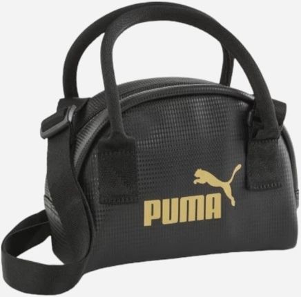 Puma Torba Sportowa Damska Ze Sztucznej Skóry Core Up Mini Grip Bag 9027801 Czarna