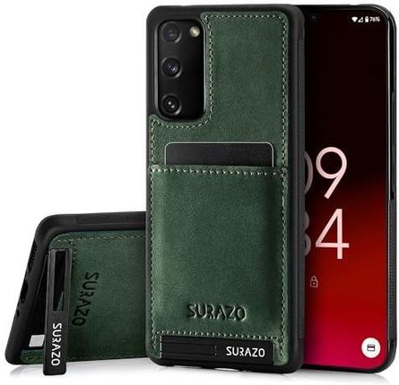 Surazo Etui Ochronne Z Prawdziwej Skóry Premium Do Samsung Galaxy S20 Fe 5G