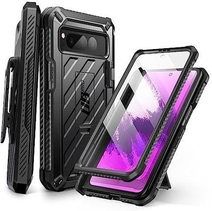 Supcase Etui Do Google Pixel Fold Ze Stojakiem I Klipsem Na Pasek Wbudowana Osłona Ekranu Ochrona Klasy Wojskowej Wytrzymałe