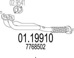 Zdjęcie Mts Rura Wydechowa 119910 - Ciężkowice