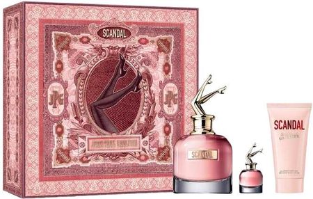 Jean Paul Gaultier Zestaw damski Scandal Woda perfumowana w sprayu 80 ml + Balsam do ciała 75 ml + Miniatura 6 ml 