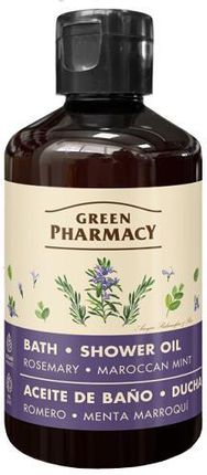 GREEN PHARMACY Olejek do kąpieli i pod prysznic, rozmaryn i marokańska mięta, 250ml