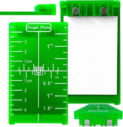 Deko Tarczka Płytka Celownicza Zielona Do Poziomic Laserowych Q420