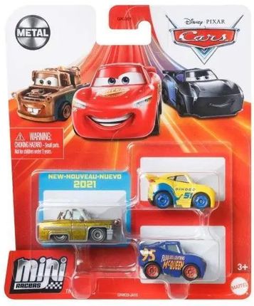 Mattel Disney Pixar Cars Mikroauto 3szt GKG01 GRW25