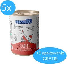 Forza10 Maintenance mokra 5x400g + 400g GRATIS (2,4kg) dla psa : smak - z królikiem, ziemniakami i dynią DOSTAWA 24h GRATIS od 99zł
