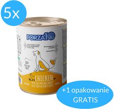Forza10 Maintenance mokra 5x400g + 400g GRATIS (2,4kg) dla psa : smak - kurczak z cukinią i marchewką DOSTAWA 24h GRATIS od 99zł